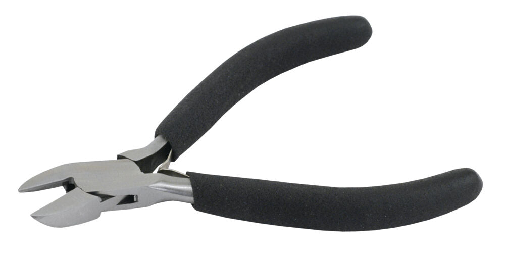 Stabile verchromte Schneidezange oder Seitenschneider für z.B. Draht Gummigriff